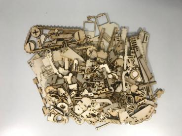 CAT D11 Dozer 3D Laser Cut Model - DIY Kit